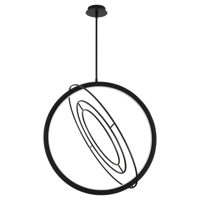 GALILEI 29" 5CCT LED Pendant in Black