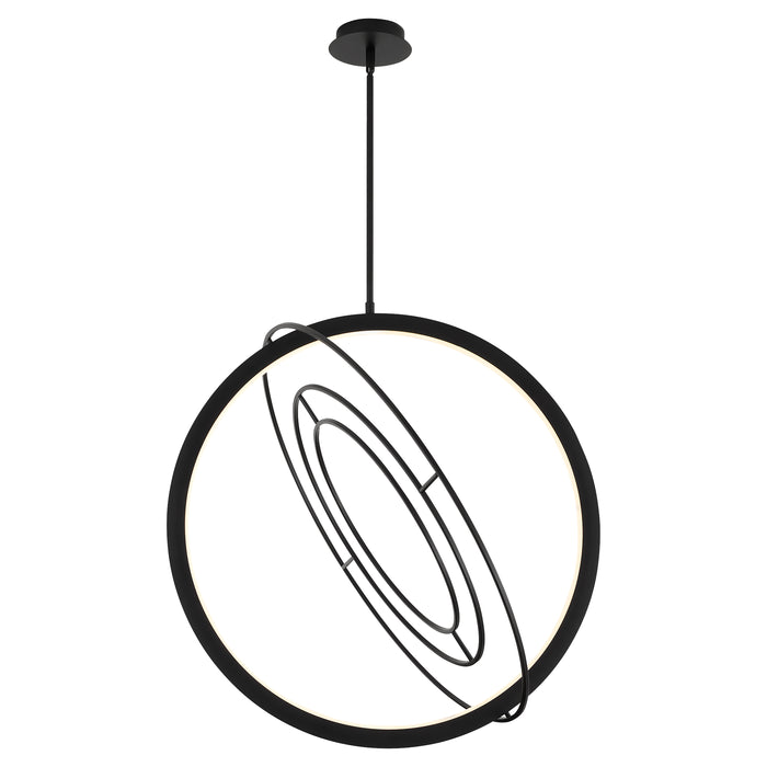 GALILEI 29" 5CCT LED Pendant in Black