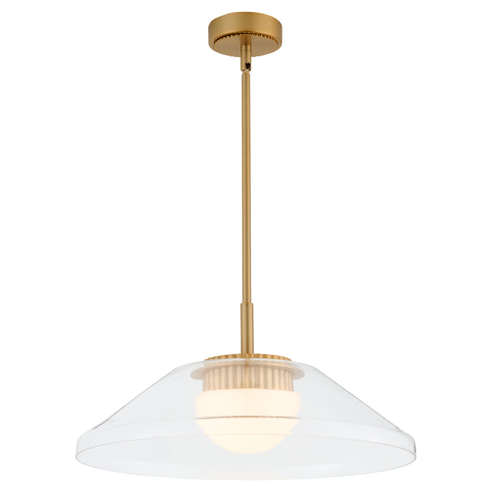 EROS 5CCT Pendant in Brushed Brass