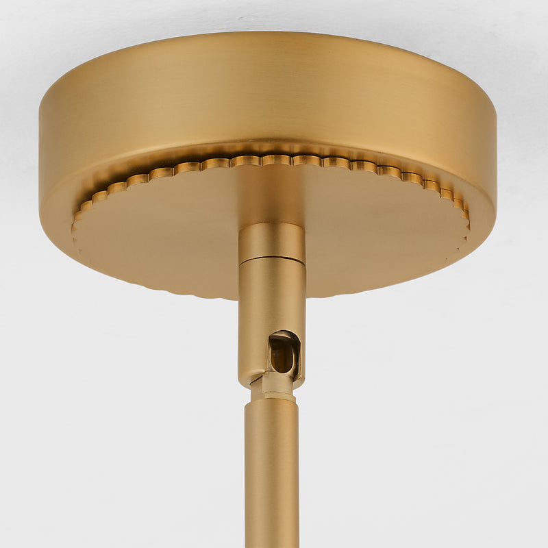 EROS 5CCT Pendant in Brushed Brass