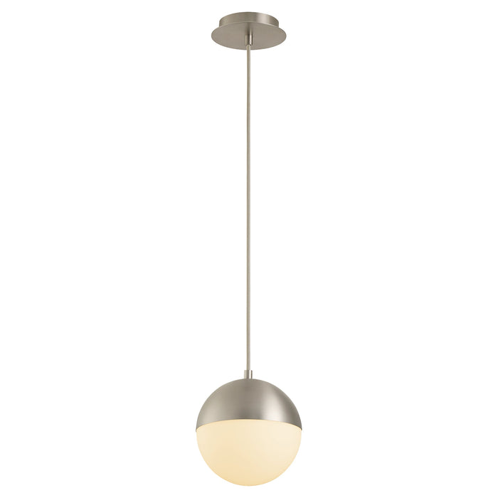 Luna 8" Pendant - Satin Nickel