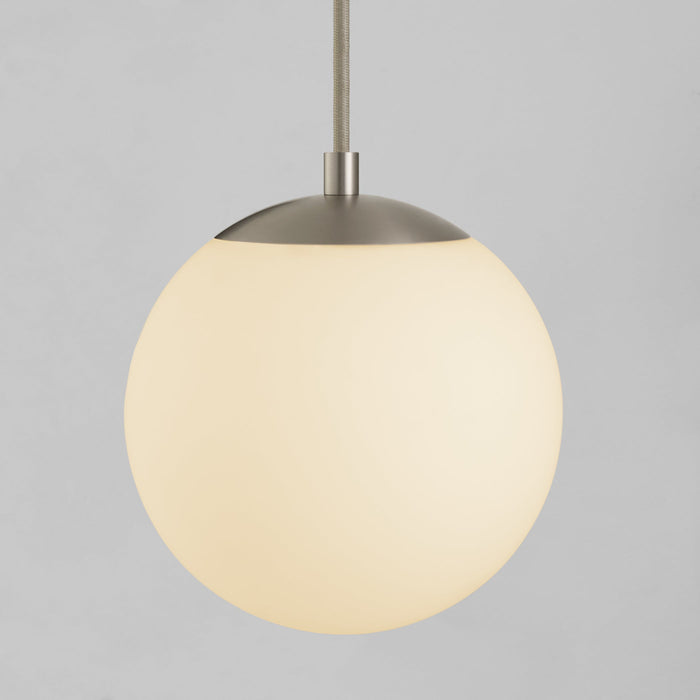 Luna 8" Pendant - Satin Nickel