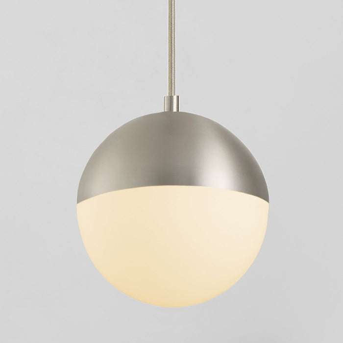 Luna 8" Pendant - Satin Nickel