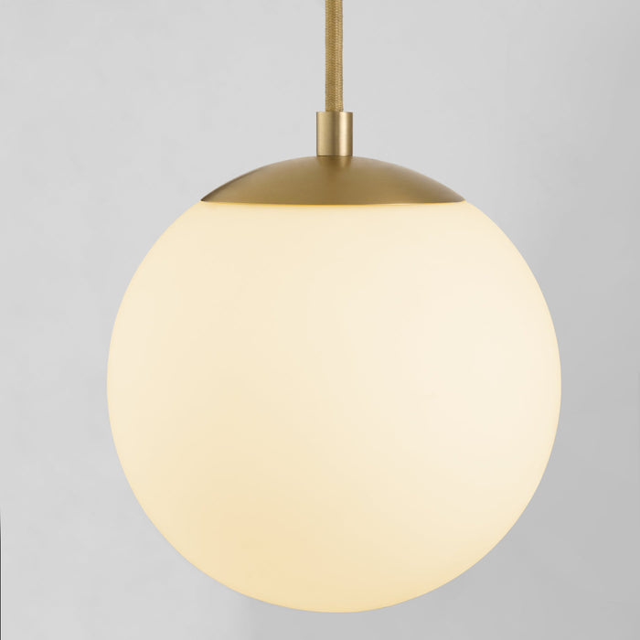Luna 8" Pendant - Aged Brass