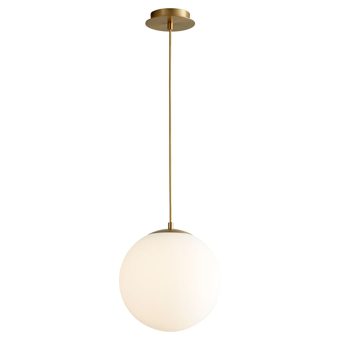 Quorum Home Oxygen - 3-673-40 - LED Pendant - Aged Brass