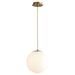 Quorum Home Oxygen - 3-673-40 - LED Pendant - Aged Brass