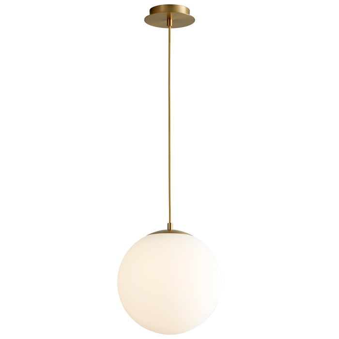Quorum Home Oxygen - 3-673-40 - LED Pendant - Aged Brass