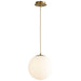 Quorum Home Oxygen - 3-673-40 - LED Pendant - Aged Brass