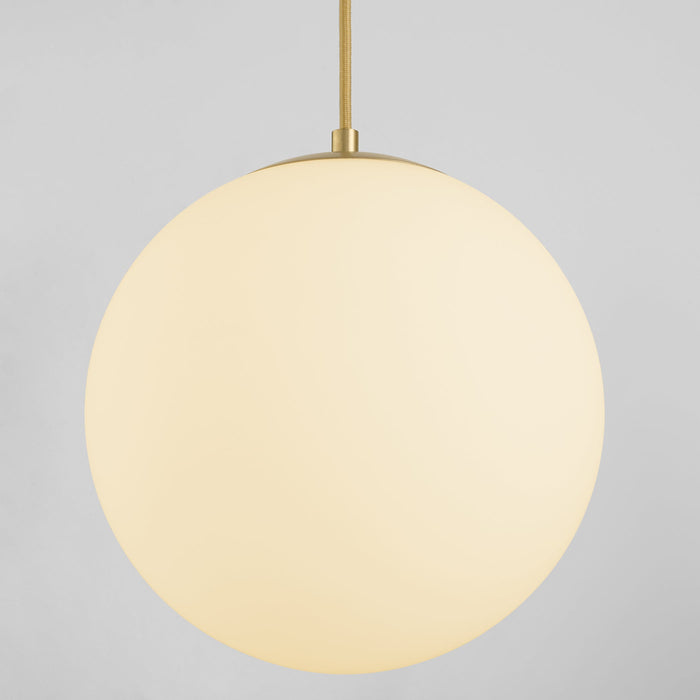 Luna 12" Pendant - Aged Brass