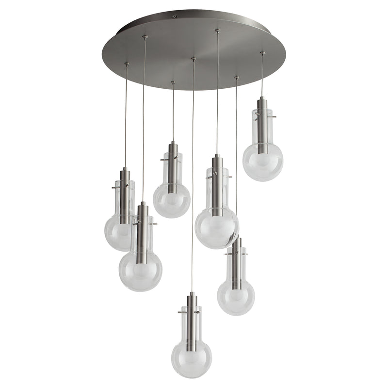 Quorum Home Oxygen - 3-674-24 - LED Pendant - Satin Nickel