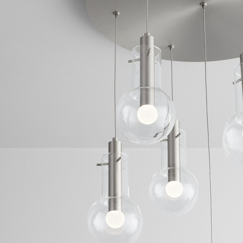 Quorum Home Oxygen - 3-674-24 - LED Pendant - Satin Nickel