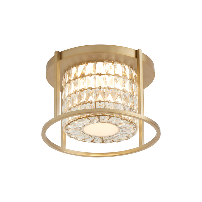 Quorum Home Oxygen - 3-675-40 - LED Ceiling Mount - Aged Brass