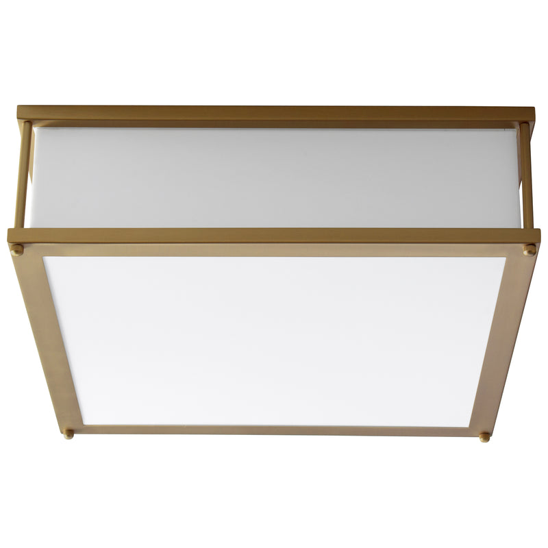 Quorum Home Oxygen - 3-683-40 - LED Ceiling Mount - Aged Brass