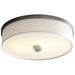 Quorum Home Oxygen - 3-694-24 - LED Ceiling Mount - Satin Nickel W/ White Grass