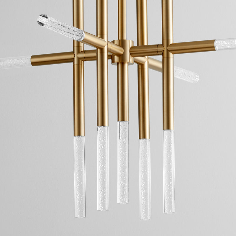 Quorum Home Oxygen - 3-697-40 - LED Ceiling Mount - Aged Brass
