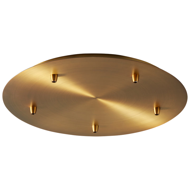 Quorum Home Oxygen - 3-8-6540 - Canopy - Aged Brass