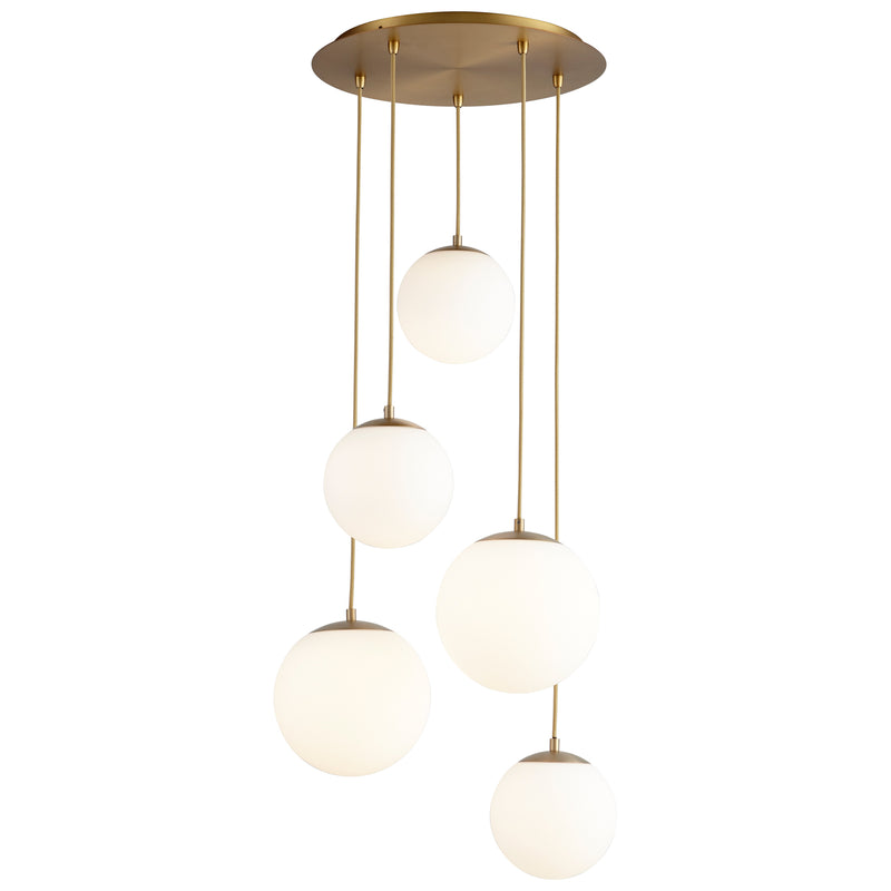 Quorum Home Oxygen - 3-8-6540 - Canopy - Aged Brass