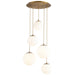 Quorum Home Oxygen - 3-8-6540 - Canopy - Aged Brass