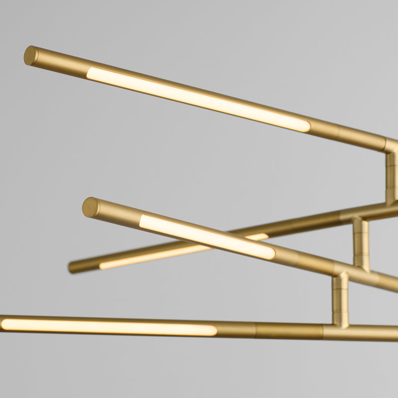 Quorum Home Oxygen - 3-804-40 - LED Pendant - Aged Brass