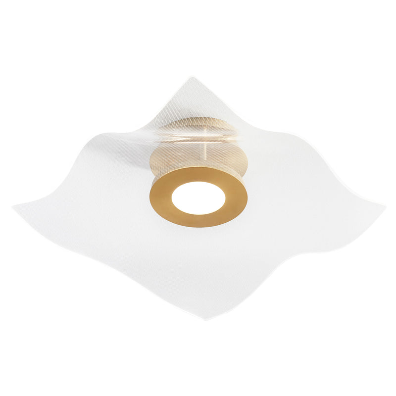 Quorum Home Oxygen - 3-807-40 - LED Ceiling Mount - Aged Brass
