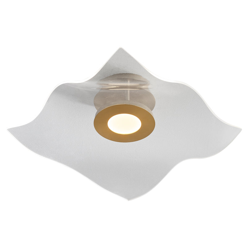 Quorum Home Oxygen - 3-807-40 - LED Ceiling Mount - Aged Brass