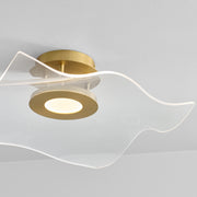 Quorum Home Oxygen - 3-807-40 - LED Ceiling Mount - Aged Brass