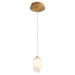 Quorum Home Oxygen - 3-809-40 - LED Pendant - Aged Brass