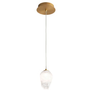Quorum Home Oxygen - 3-809-40 - LED Pendant - Aged Brass