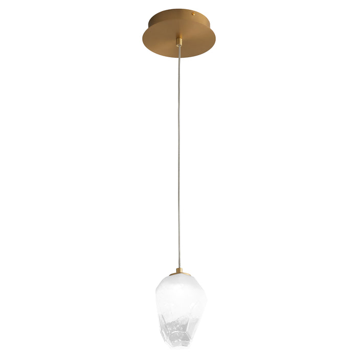 Quorum Home Oxygen - 3-809-40 - LED Pendant - Aged Brass