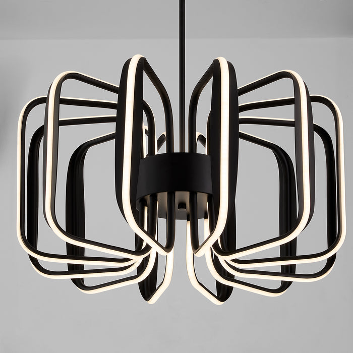 ROTO Twelve Light 5CCT Pendant - Black