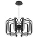 ROTO Twelve Light 5CCT Pendant - Black