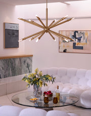 IONIS 42" 3CCT Pendant - Brushed Brass