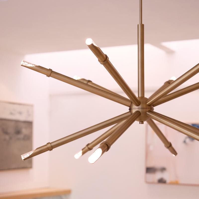 IONIS 42" 3CCT Pendant - Brushed Brass