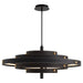 BOREALIS 36" Leather Pendant - Black