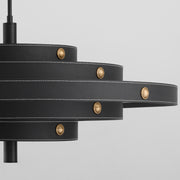 BOREALIS 36" Leather Pendant - Black