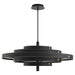 BOREALIS 36" Leather Pendant - Black