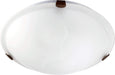 Quorum Home Quorum - 3000-12-86 - Two Light Ceiling Mount - Oiled Bronze