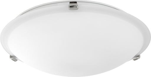 Quorum Home Quorum - 3000-16162 - Three Light Ceiling Mount - Polished Nickel w/ Satin Opal