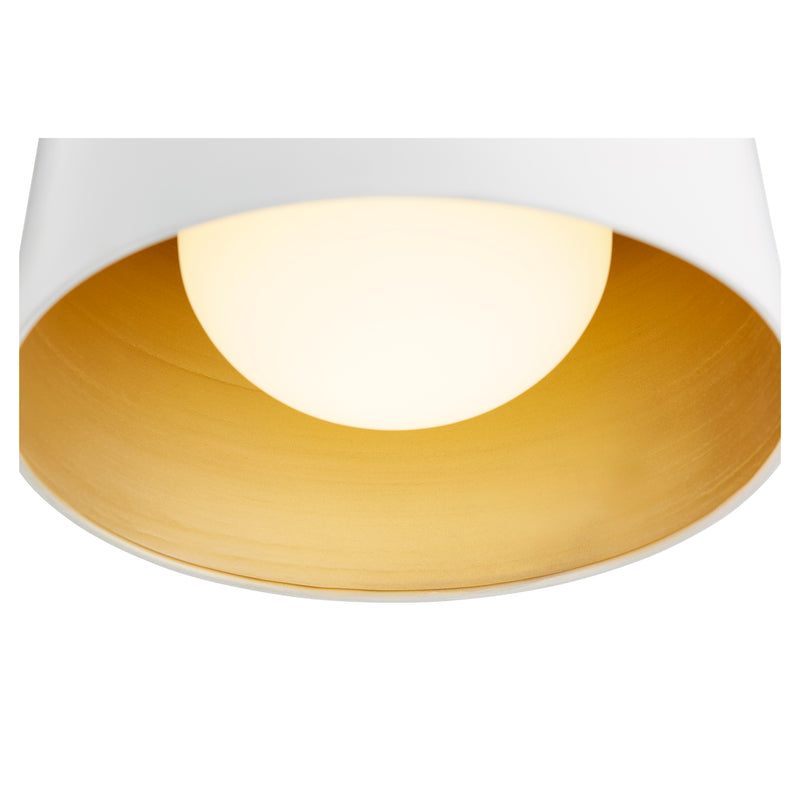 Quorum Home Quorum - 3003-11-8 - One Light Ceiling Mount - Studio White