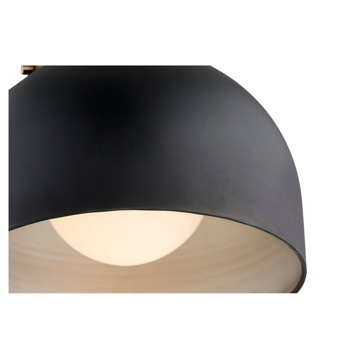 Quorum Home Quorum - 3004-11-69 - One Light Ceiling Mount - Textured Black