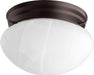 Quorum Home Quorum - 3021-6-86 - One Light Ceiling Mount - Oiled Bronze