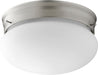 Quorum Home Quorum - 3023-6-65 - One Light Ceiling Mount - Satin Nickel w/ Satin Opal