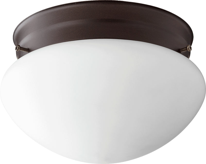 Quorum Home Quorum - 3023-6-86 - One Light Ceiling Mount - Oiled Bronze w/ Satin Opal