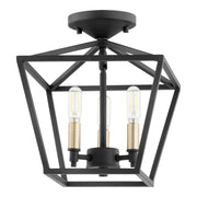 Quorum Home Quorum - 304-10-69 - Three Light Dual Mount - Textured Black