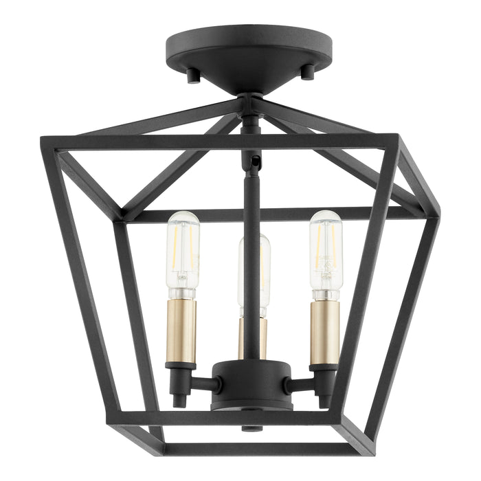 Quorum Home Quorum - 304-10-69 - Three Light Dual Mount - Textured Black