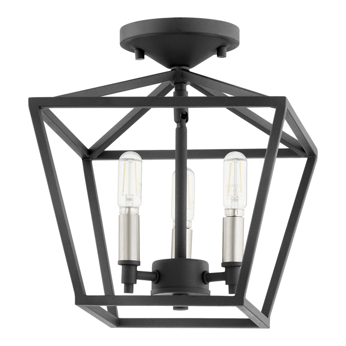 Quorum Home Quorum - 304-10-69 - Three Light Dual Mount - Textured Black