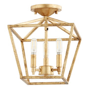 Quorum Home Quorum - 304-10-74 - Three Light Dual Mount - Gold Leaf