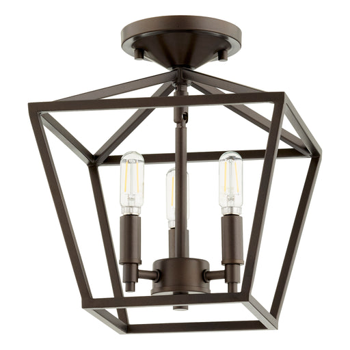 Quorum Home Quorum - 304-10-86 - Three Light Dual Mount - Oiled Bronze