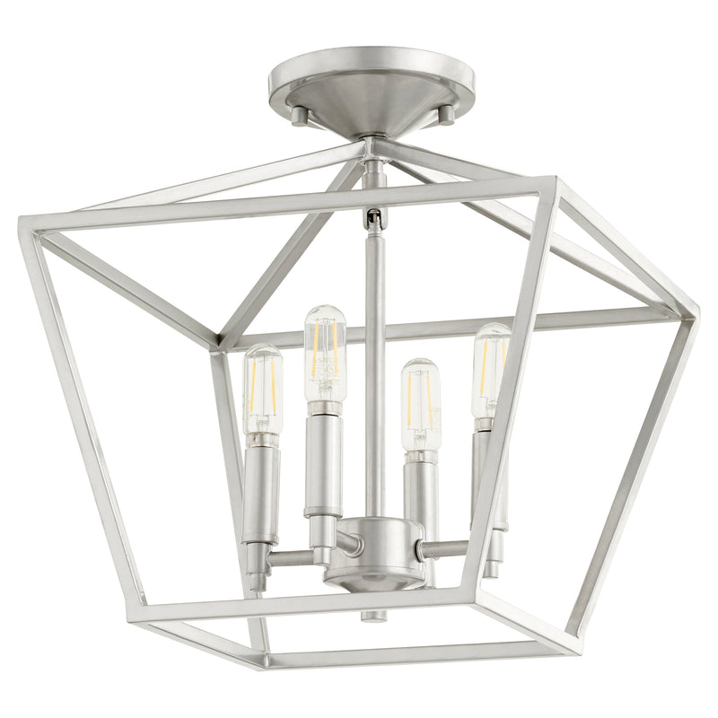 Quorum Home Quorum - 304-13-64 - Four Light Ceiling Mount - Classic Nickel