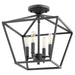 Quorum Home Quorum - 304-13-69 - Four Light Dual Mount - Textured Black